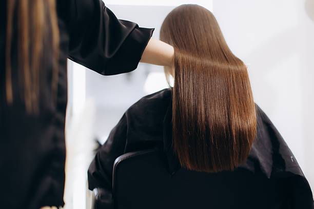 Keratin hair treatment