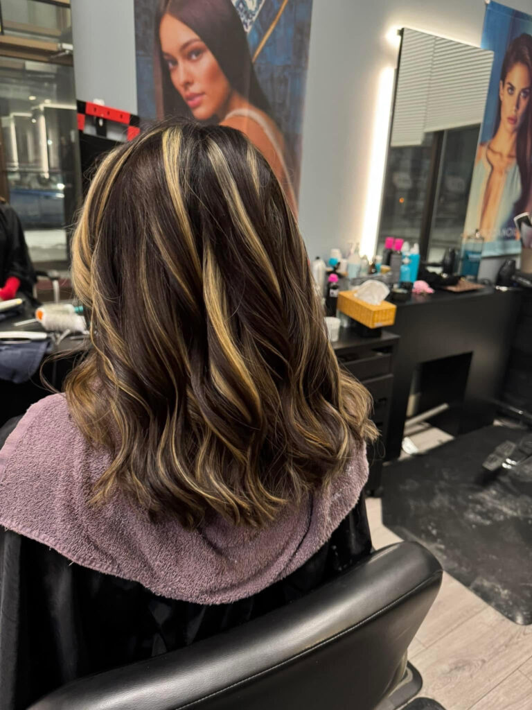 Professional balayage hair services in Calgary